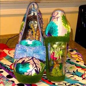 Irregular Choices Garden Paradise wedges